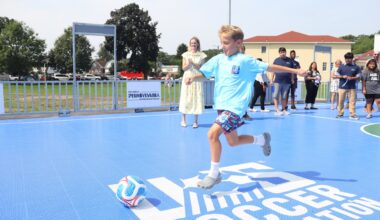 Scranton kicks off new soccer 'mini-pitch' playing surface at Weston Field