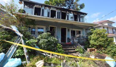 Two-alarm fire heavily damages home in Moosic