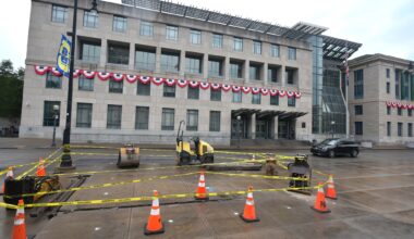 PA American Water: Small valve leak on North Washington related to repair