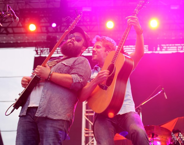 Everette opens for Brantley Gilbert on the Sands Steel Stage at PNC in Bethlehem during Musikfest on Friday August 10, 2018.Jane Therese / The Morning Call