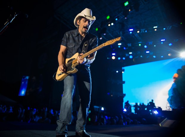 Brad Paisley at Muskiest on closing night in Bethlehem on Sunday August 11, 2019.30856107-mc-ent-review-brad-paisley