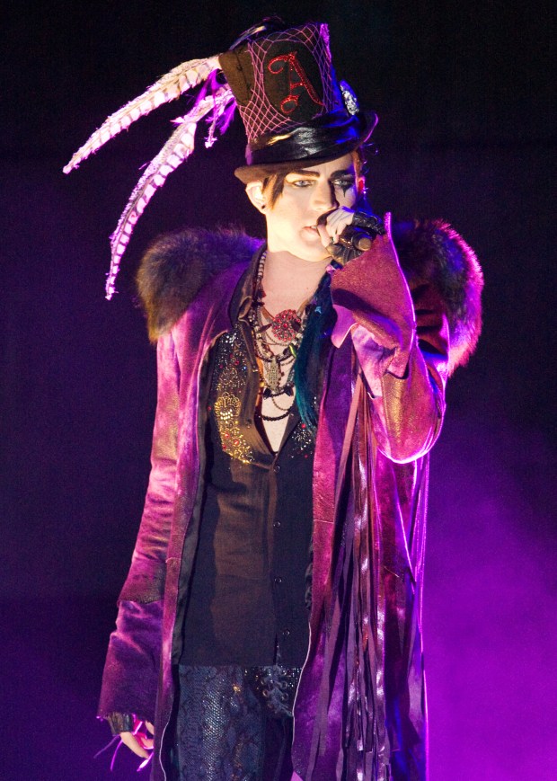 Adam Lambert Performs at Musikfest's Riverplace Stage on Friday evening. ////////// Bethlehem: Friday; August 13, 2010 (Douglas Kilpatrick/Special to TMC) Adam Lambert ***** Published caption: 'American Idol' runner-up Adam Lambert performed at Musikfest's Riverplace Stage in August 2010. (10/18/11) ***** Headline: Montgomery County company releases 20-song collection of early Adam Lambert music (10/18/11) *****
