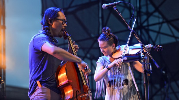 The Avett Brothers perform on Musikfest's Sands Steel Stage on Sunday night./// - BETHLEHEM - EMILY PAINE / THE MORNING CALL - Taken Sunday, August 14, 2016. keyword: Robson