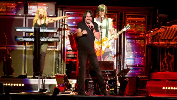Boston presents their 40th anniversary show at Musikfest's Sands Steel Stage on Tuesday, August 9, 2016. /// mc-musikfest-review-boston-steel-stage (Harry Fisher / THE MORNING CALL)