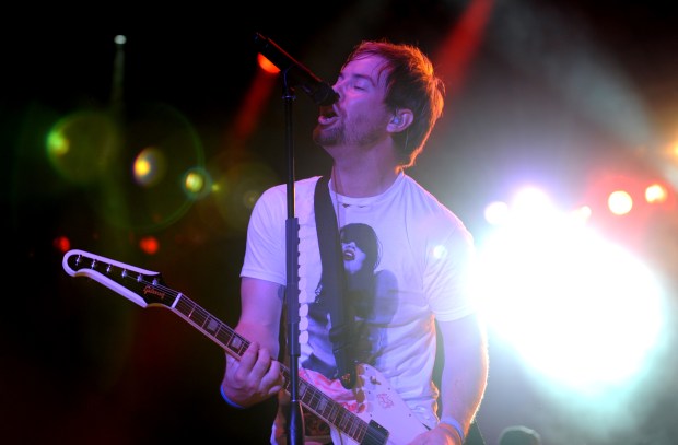 Jennifer Cecil / The Morning Call David Cook performs Monday night at Musikfest in Bethlehem. ORG XMIT: NGM_0KNUYAWR *****Headline: Times have changed for 'Idol's' David Cook. (10/19/13)