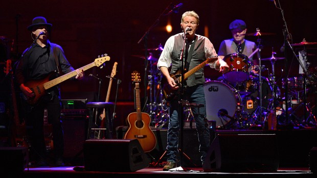 Don Henley performs at Musikfest's Sands Steel Stage at PNC Plaza on Wednesday night./// - BETHLEHEM - EMILY PAINE / THE MORNING CALL - Taken Wednesday, August 10, 2016. keyword: Robson