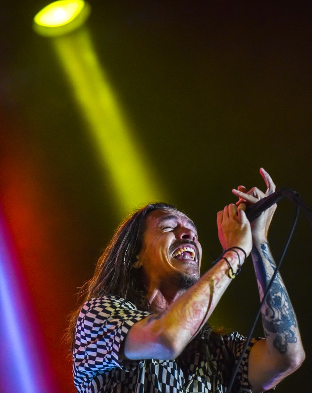 Incubus with special guest JJ Wilde perform at the Wind Creek Steel Stage during Musikfest on Southside Bethlehem on Wednesday, August 7, 2019.