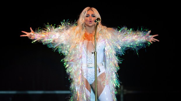 Kesha performs as Musikfest's headliner at Sands Steel Stage at PNC Plaza on Tuesday, with openers, Ceramic Animal.////// (Madeleine Cook / The Morning Call) mc-ent-musikfest-kesha-review-20180803