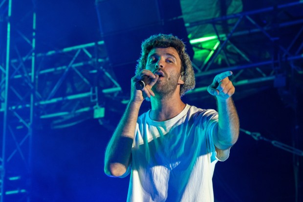 AJR performs at Musikfest's Wind Creek Steel Stage at PNC Plaza on Sunday, Aug. 9, 2026, in Bethlehem. AJR headlined the final day of the 43rd annual Musikfest. (Jonathan Broady/Special to The Morning Call)