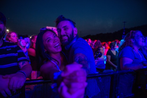 AJR performs at Musikfest's Wind Creek Steel Stage at PNC Plaza on Sunday, Aug. 9, 2026, in Bethlehem. AJR headlined the final day of the 43rd annual Musikfest. (Jonathan Broady/Special to The Morning Call)