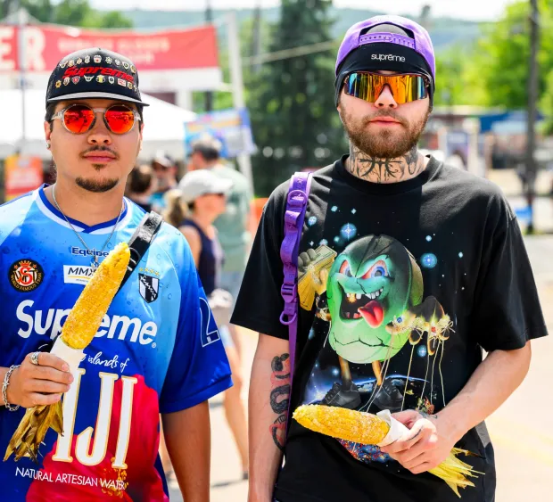 People enjoy the sights, sounds and food Sunday, Aug. 9, 2026, on the last day of Musikfest in Bethlehem. (April Gamiz/The Morning Call)