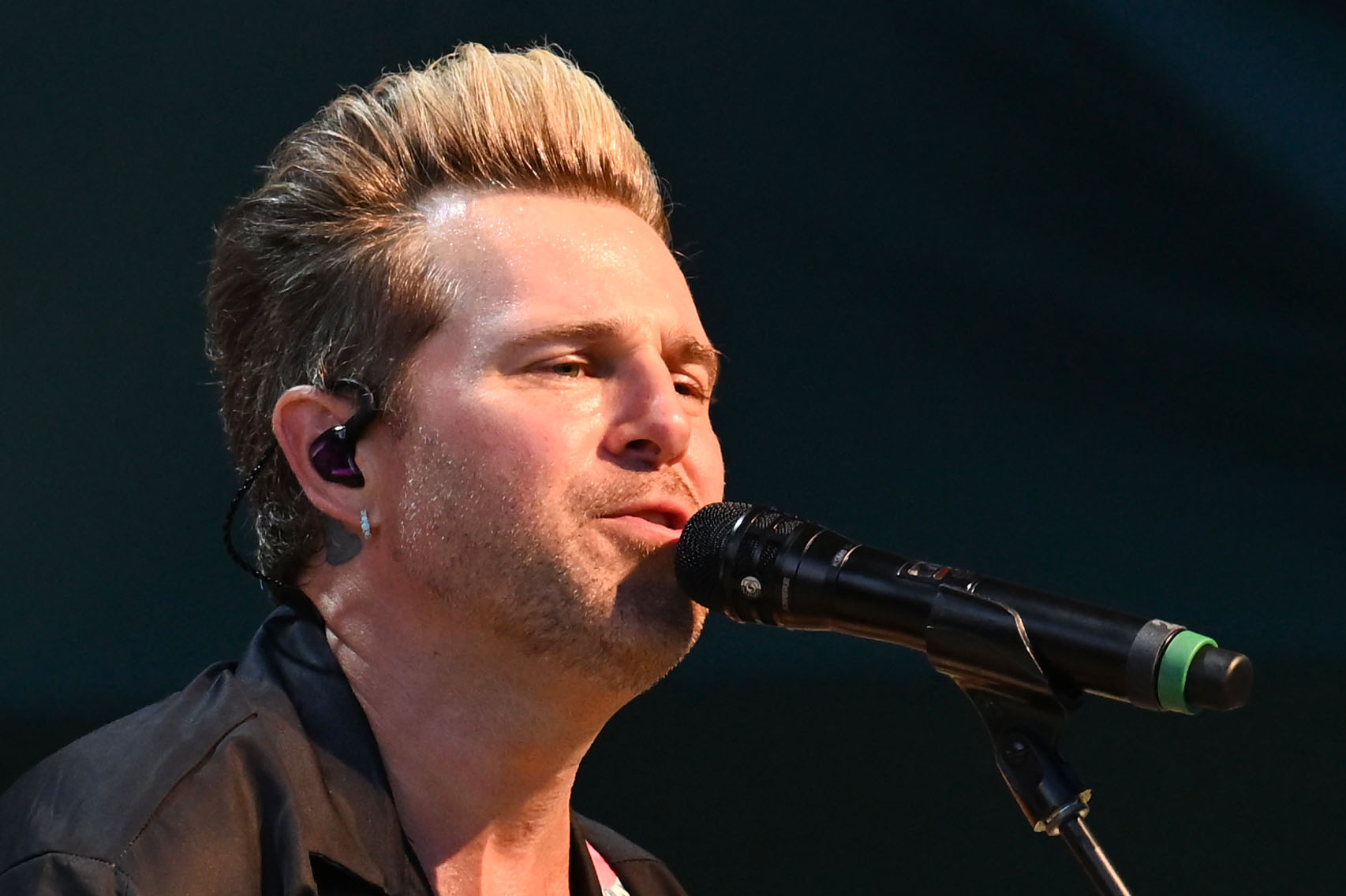 Ryan Cabrera performs during Musikfest on Friday, Aug. 7, 2026, at the SteelStacks in Bethlehem. (Jon Chiu/The Morning Call)