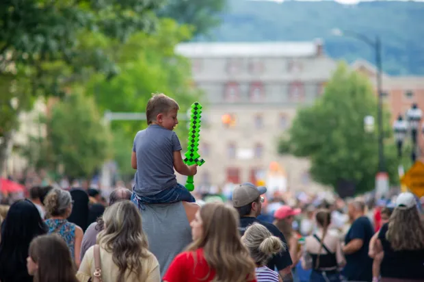 People enjoy Musikfest on Saturday, August, 1, 2026, in Bethlehem. The annual festival runs through Aug. 9. (Jonathan Broady/Special to The Morning Call)