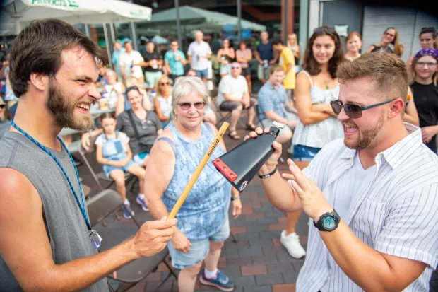People enjoy Musikfest on Saturday, August, 1, 2026, in Bethlehem. The annual festival runs through Aug. 9. (Jonathan Broady/Special to The Morning Call)