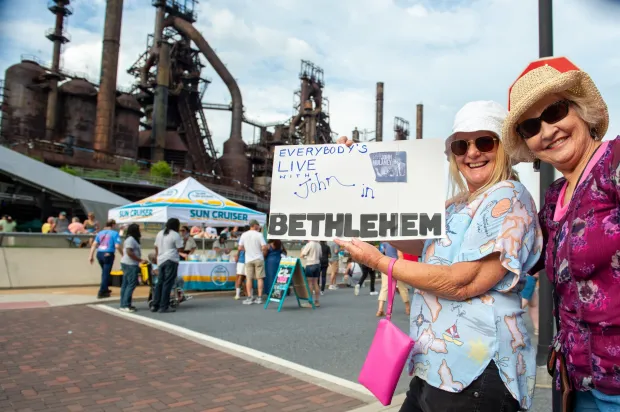 People enjoy Musikfest on Saturday, August, 1, 2026, in Bethlehem. The annual festival runs through Aug. 9. (Jonathan Broady/Special to The Morning Call)