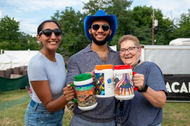 People enjoy Musikfest on Saturday, August, 1, 2026, in Bethlehem. The annual festival runs through Aug. 9. (Jonathan Broady/Special to The Morning Call)