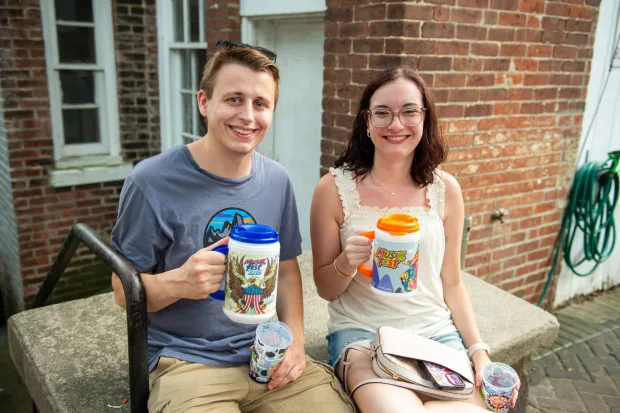 People enjoy Musikfest on Saturday, August, 1, 2026, in Bethlehem. The annual festival runs through Aug. 9. (Jonathan Broady/Special to The Morning Call)