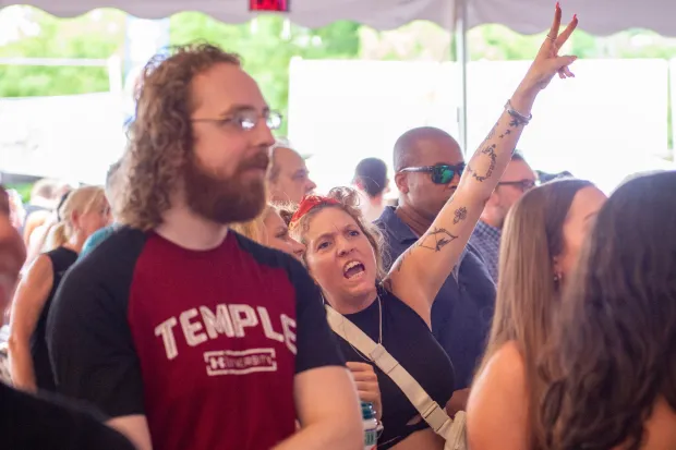 People enjoy Musikfest on Saturday, August, 1, 2026, in Bethlehem. The annual festival runs through Aug. 9. (Jonathan Broady/Special to The Morning Call)