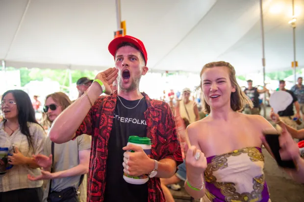 People enjoy Musikfest on Saturday, August, 1, 2026, in Bethlehem. The annual festival runs through Aug. 9. (Jonathan Broady/Special to The Morning Call)