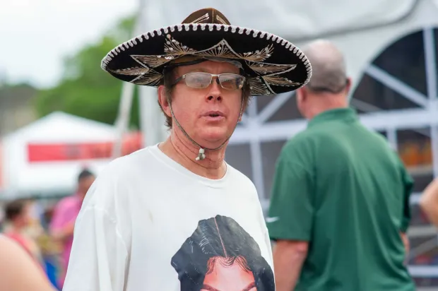 Festivalgoers enjoy food, music, and the atmosphere as they gather ahead of the evening's headlining performance during Musikfest on Sunday, Aug. 2, 2026, in Bethlehem. The annual festival runs through Aug. 9. (Jonathan Broady/Special to The Morning Call)