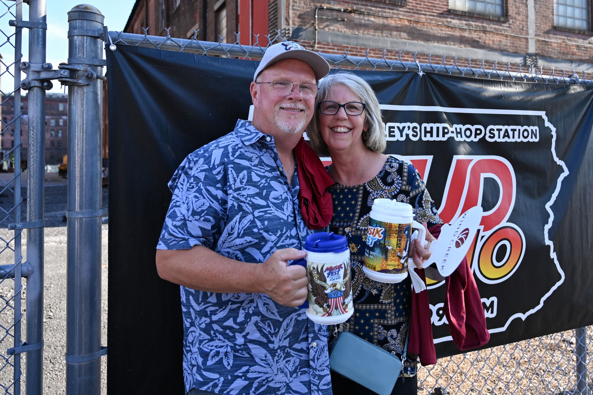 Festivalgoers enjoy food, music, and the atmosphere as they gather ahead of the evening's headlining performance during Musikfest on Tuesday, Aug. 4, 2026, in Bethlehem. The annual festival runs through Aug. 9. (Jon Chiu/The Morning Call)