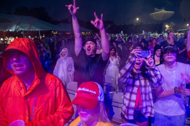 Third Eye Blind performs at MusikFest's Wind Creek Steel Stage at PNC Plaza, Sunday, Aug, 2, 2026.The annual festival runs through Aug. 9. (Jonathan Broady/Special to The Morning Call)