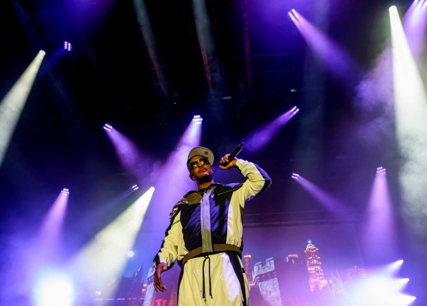 Rapper T.I. with special guest DaBaby performs on Wednesday, Aug. 5, 2026, on Musikfest's Wind Creek Steel Stage at PNC Plaza in Bethlehem. Musikfest runs through Aug. 9. (April Gamiz/The Morning Call)