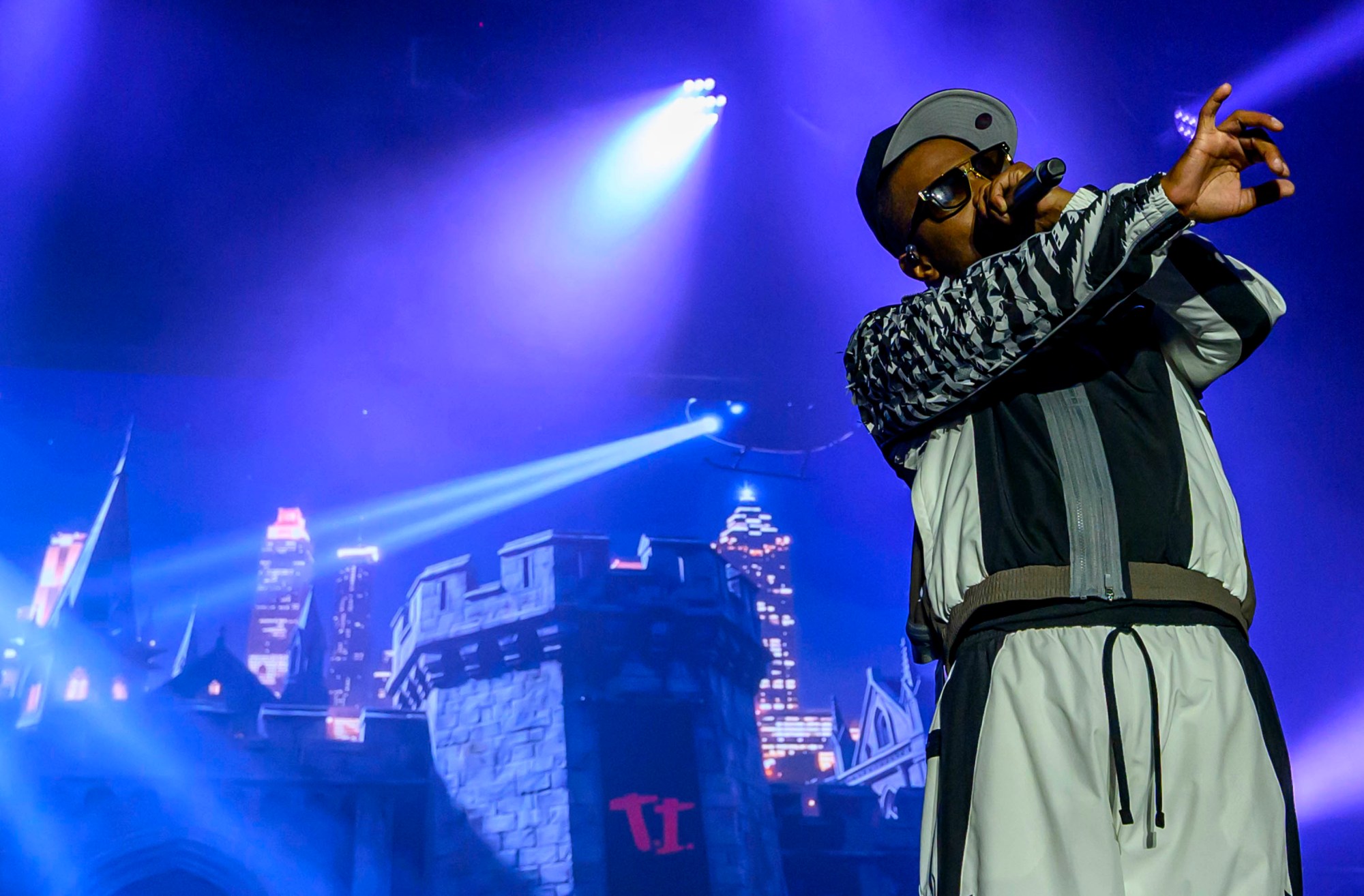 Rapper T.I. with special guest DaBaby performs on Wednesday, Aug. 5, 2026, on Musikfest's Wind Creek Steel Stage at PNC Plaza in Bethlehem. Musikfest runs through Aug. 9. (April Gamiz/The Morning Call)