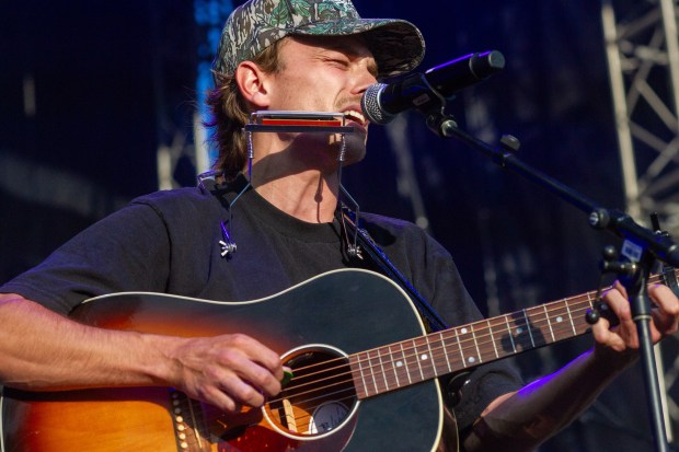 Train performs at MusikFest's Wind Creek Steel Stage at PNC Plaza, Monday, Aug. 3, 2026, in Bethlehem. The annual festival runs through Aug. 9. (Jonathan Broady/Special to The Morning Call)