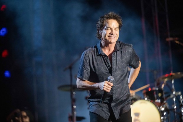 Train performs at MusikFest's Wind Creek Steel Stage at PNC Plaza, Monday, Aug. 3, 2026, in Bethlehem. The annual festival runs through Aug. 9. (Jonathan Broady/Special to The Morning Call)
