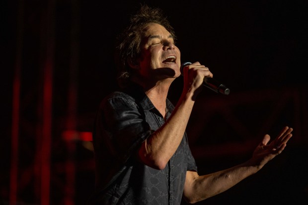 Train performs at MusikFest's Wind Creek Steel Stage at PNC Plaza, Monday, Aug. 3, 2026, in Bethlehem. The annual festival runs through Aug. 9. (Jonathan Broady/Special to The Morning Call)