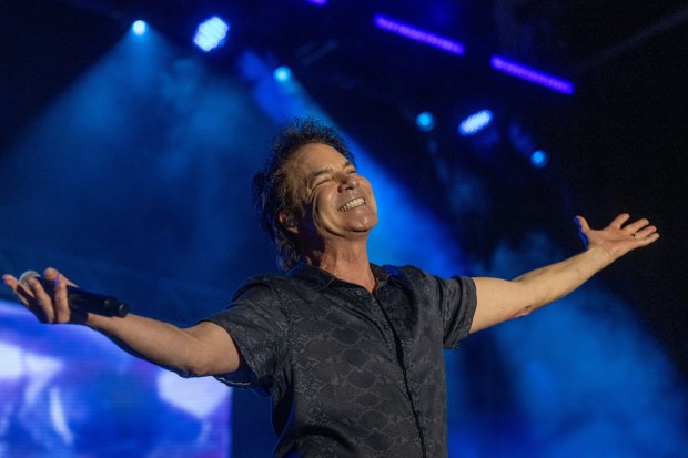 Train performs at MusikFest's Wind Creek Steel Stage at PNC Plaza, Monday, Aug. 3, 2026, in Bethlehem. The annual festival runs through Aug. 9. (Jonathan Broady/Special to The Morning Call)