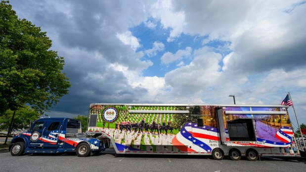 Wreaths Across America's Mobile Education Exhibit is open to the public Thursday, Aug. 27, 2026, to honor veterans and supporters at Mission BBQ in Whitehall Township. During August and Early September, the exhibit is traveling around the state to honor service members and educate the local community. It will be at Mission BBQ again 11 a.m. to 54 p.m. Aug. 28; at Nam Knights Vet Fest in Northampton 10 a.m. to 5 p.m. Aug. 29; St. Luke's-West End in Allentown 9 a.m. to 4 p.m. Aug. 31, and at Miller-Keystone Blood Center in Bethlehem noon to 6 p.m. Sept. 1. (April Gamiz/The Morning Call)
