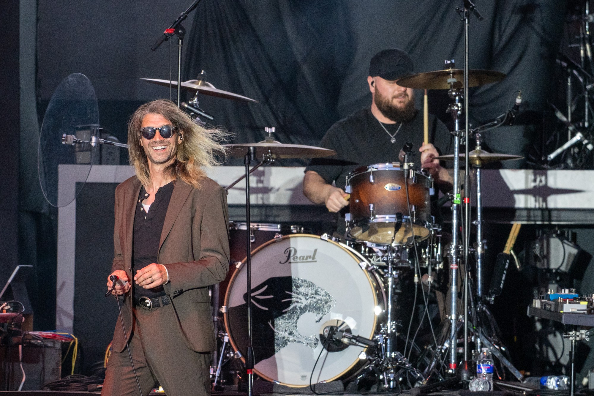 Taking Back Sunday performs at MusikFest's Wind Creek Steel Stage at PNC Plaza, Monday, Aug. 8, 2026, in Bethlehem. The annual festival runs through Aug. 9. (Jonathan Broady/Special to The Morning Call)