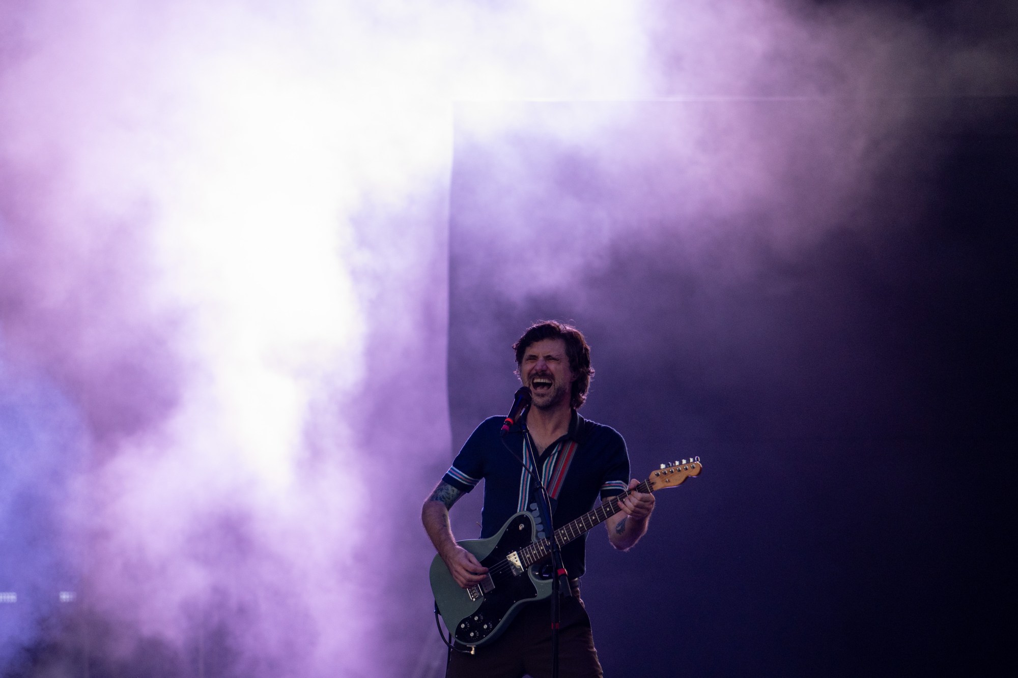 Taking Back Sunday performs at MusikFest's Wind Creek Steel Stage at PNC Plaza, Monday, Aug. 8, 2026, in Bethlehem. The annual festival runs through Aug. 9. (Jonathan Broady/Special to The Morning Call)