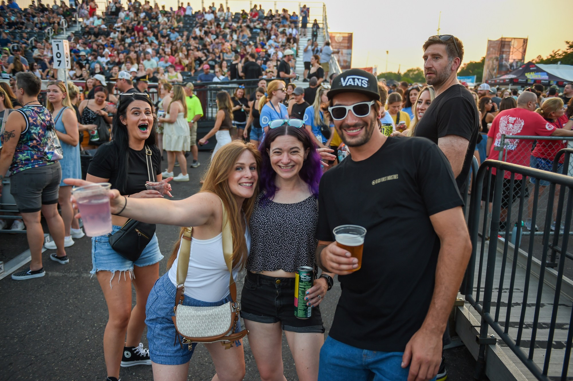 Taking Back Sunday performs at MusikFest's Wind Creek Steel Stage at PNC Plaza, Monday, Aug. 8, 2026, in Bethlehem. The annual festival runs through Aug. 9. (Jonathan Broady/Special to The Morning Call)