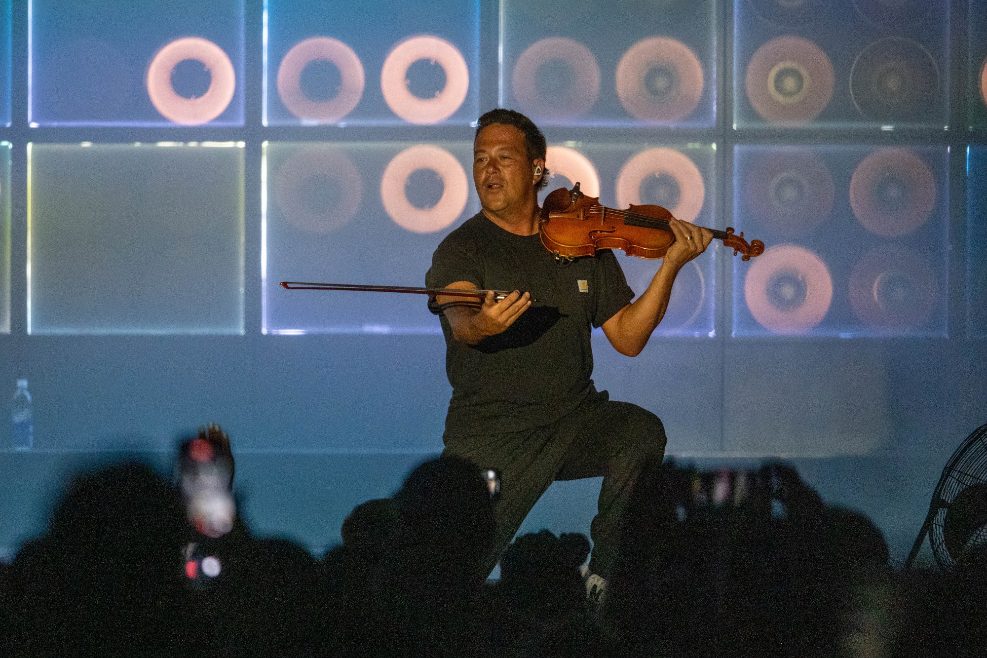Yellowcard performs at MusikFest's Wind Creek Steel Stage at PNC Plaza, Monday, Aug. 8, 2026, in Bethlehem. The annual festival runs through Aug. 9. (Jonathan Broady/Special to The Morning Call)