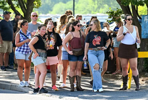 People enjoy Musikfest on Thursday, Aug. 6. 2026, in Bethlehem. The annual festival runs through Aug. 9. (April Gamiz/The Morning Call)