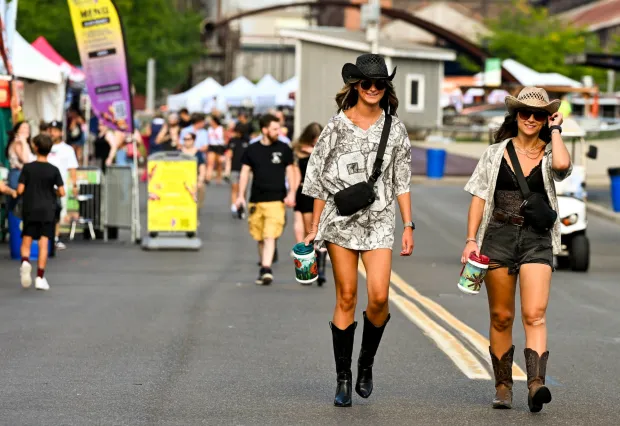 People enjoy Musikfest on Thursday, Aug. 6. 2026, in Bethlehem. The annual festival runs through Aug. 9. (April Gamiz/The Morning Call)