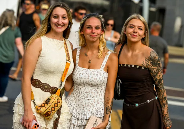 People enjoy Musikfest on Thursday, Aug. 6. 2026, in Bethlehem. The annual festival runs through Aug. 9. (April Gamiz/The Morning Call)