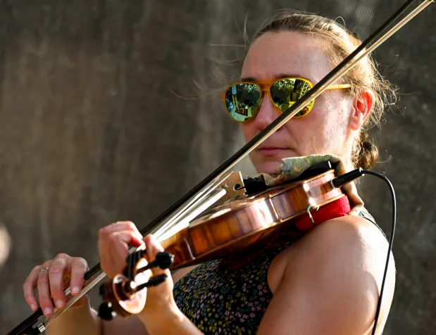 People enjoy Musikfest on Thursday, Aug. 6. 2026, in Bethlehem. The annual festival runs through Aug. 9. (April Gamiz/The Morning Call)