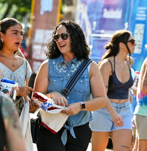 People enjoy Musikfest on Thursday, Aug. 6. 2026, in Bethlehem. The annual festival runs through Aug. 9. (April Gamiz/The Morning Call)