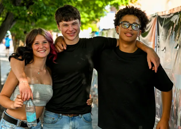 People enjoy Musikfest on Thursday, Aug. 6. 2026, in Bethlehem. The annual festival runs through Aug. 9. (April Gamiz/The Morning Call)