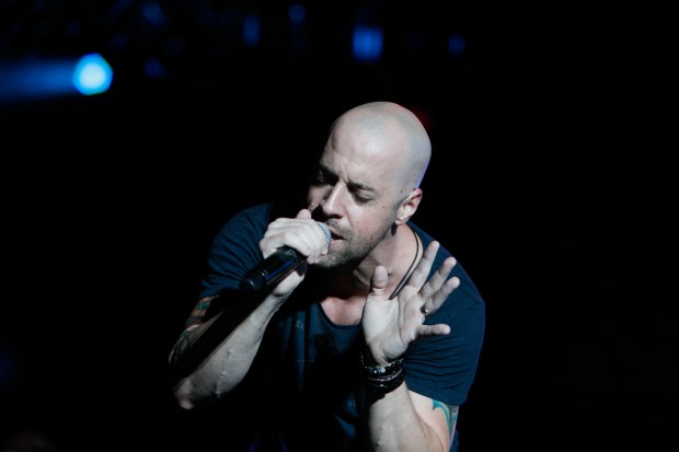 Daughtry performs at the Sands Steel Stage at Musikfest on Saturday, Aug. 11, 2012. /(Ed. Note: NEWS - BRIAN HINELINE / SPECIAL TO THE MORNING CALL - Shot 08/11/12)