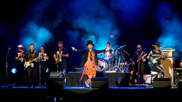 Culture Club performs on the Sands Steel Stage during Musikfest on Saturday in Bethlehem. ///mc-musikfest-review-culture-club-steel-stage/// Chris Shipley / ////Photo taken on August 8, 2015.