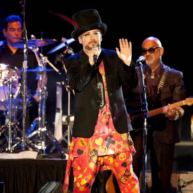 Culture Club performs on the Sands Steel Stage during Musikfest on Saturday in Bethlehem. ///mc-musikfest-review-culture-club-steel-stage/// Chris Shipley / ////Photo taken on August 8, 2015.