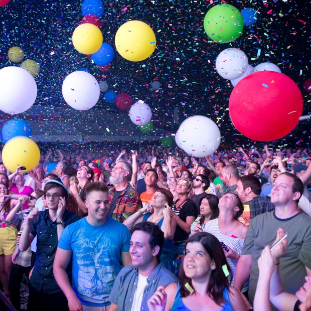 The Flaming Lips headline on the Sands Steel Stage Friday night at Musikfest in Bethlehem. ///mc-musikfest-review-flaming-lips-steel-stage/// Chris Shipley / ////Photo taken on August 7, 2015.