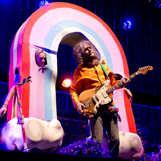 The Flaming Lips headline on the Sands Steel Stage Friday night at Musikfest in Bethlehem. ///mc-musikfest-review-flaming-lips-steel-stage/// Chris Shipley / ////Photo taken on August 7, 2015.