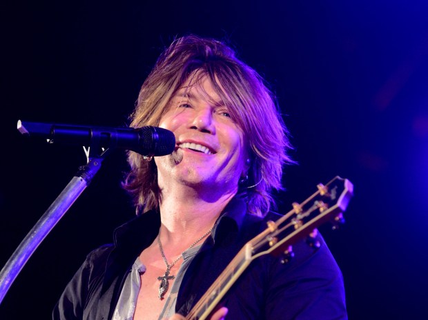 Goo Goo Dolls' John Rzeznik plays guitar at Musikfest. ///////////// SEE MOSER STORY BETHLEHEM DONNA FISHER/THE MORNING CALL Pic made TUESDAY, AUGUST 7, 2012