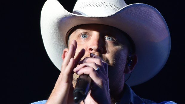 Justin Moore performs at the Sands Steel Stage at Musikfest on Saturday, August 12, 2017.// 081217 // APRIL GAMIZ / THE MORNING CALL / keyword: Bartholomew // mc-ent-review-musikfest-lee-brice-justin-moore-bethlehem-20170808